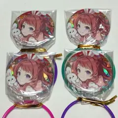 GIGO限定　学マス　オーロラ箔押し缶バッジ　花海咲季　４点セット