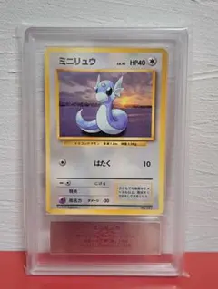 連番PSA☆旧裏☆ミニリュウ☆初版 マークなし&マークあり☆2枚セット