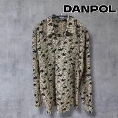 DANPOL ダンポール 総柄 長袖シャツ ブラウス