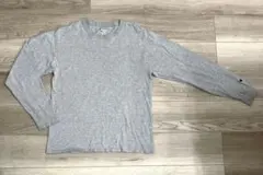 チャンピオン Champion グレー 長袖Tシャツ Mサイズ