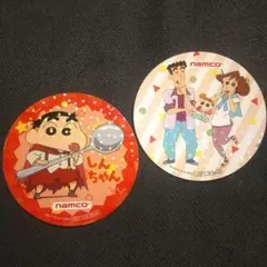クレヨンしんちゃん namco ナムコ特典 きらきらシール 2枚 非売品