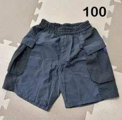 No.386 ブリーズ　水陸両用　ハーフパンツ　ダークグレー　100