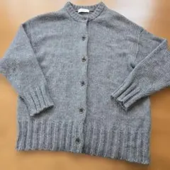 B:MING by BEAMS グレー ニットカーディガン