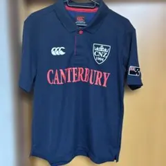糀*ん様 Canterbury　カンタベリー　ポロシャツ　Mサイズ　ネイビー　ラのサムネイル