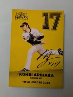 カルビープロ野球チップス2025 有原航平 17 タイトルホルダー