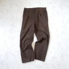 HIROKO KOSHINO HOMME タックブラウンセミワイドパンツ L相当のサムネイル