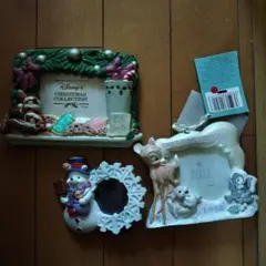 フォトフレーム　ディズニー　3点セット