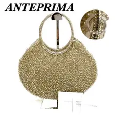 ANTEPRIMA 　ワイヤーバッグ　シルバーゴールド ラウンド