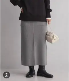 【green label relaxing】＜at ease＞ラメニットスカート