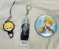 推しの子 アクア キーホルダー・缶バッジ 3点セット