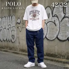 【RalphLauren】チノパン ネイビー 42/32 ゆるだぼ ビッグサイズ