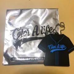 AAA ベースボールシャツキーホルダー　青