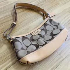 新品同様　Coach ショルダーバッグ ブラウン/ベージュ
