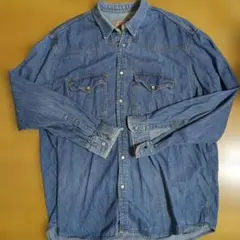 90sイタリア製Levi's デニムウエスタンシャツ
