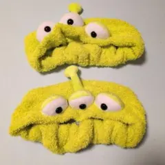 エイリアンヘアバンド 2個セット　リトルグリーンメン