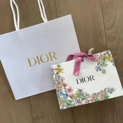 Dior ディオール　花柄ショップバッグ　ラッピング