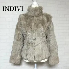 ラビット ファージャケット INDIVI サイズ38 アウター y2k ギャル