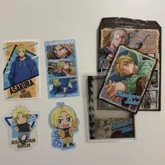 サカモトデイズ　朝倉シン　ステッカー　　カード　カードケース