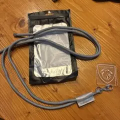 PEUGEOT スマホショルダーストラップ グレー　超メルカリ市限定価格