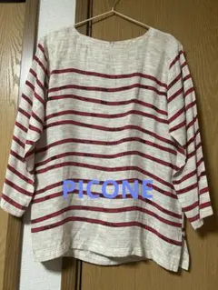 美品　PICONE シルク100%長袖トップス