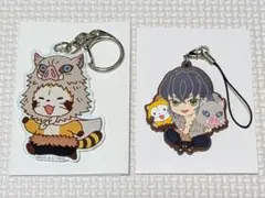鬼滅の刃×ラスカル アクリルキーホルダー&ラバーストラップ【嘴平伊之助】