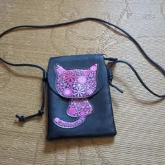 猫デザイン ショルダーバッグ