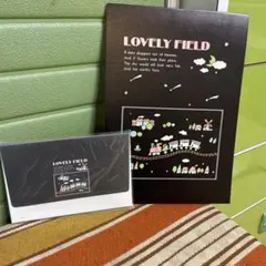 昭和レトロ　ヤングコクヨ　LOVELY FIELD レターセット　黒　未使用