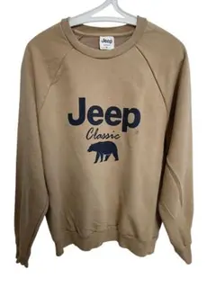 ビンテージ古着　Jeep Classic ベージュ トレーナー