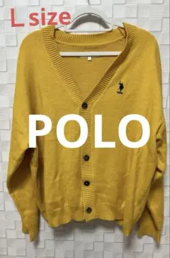 polo カーディガン