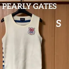 PEARLY GATES パーリーゲイツ　ゴルフ　ベスト　S ニット　レディース