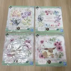 一番くじ ポケモン EIEVUI&Floral Candy アートタオル 4つ