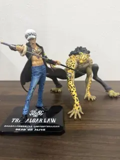 ワンピース フィギュア トラファルガー・ロー ルッチ POP 2体セットのサムネイル