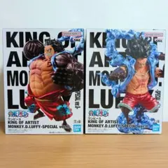 ワンピース フィギュア KING OF ARTIST ルフィ 2種セット