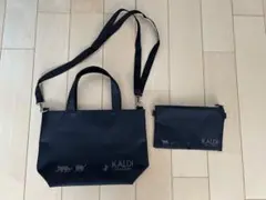 【おまけつき】KALDI 猫の日バッグ＆ポーチセット