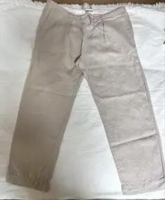 KINOTTO リネン100% ワイドパンツ ベージュ