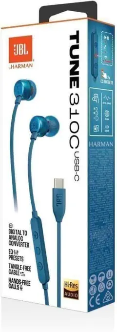 JBL TUNE310C USB Type-C 接続 イヤホン 96kHz