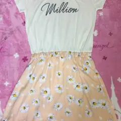 AS KNOW AS PINKY 花柄ワンピース