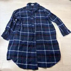 GLOBAL WORK チェック柄 シャツワンピース M