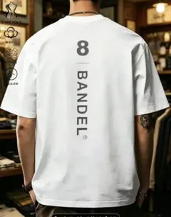 BANDEL バックロゴ Tシャツ ホワイト　 XLサイズのサムネイル