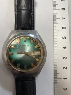 希少CITIZEN COSMOTRON シチズン コスモトロン7803 グリーン - メルカリ