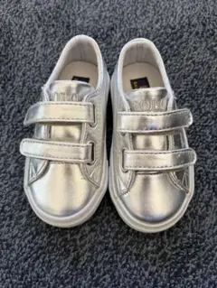 ラルフローレン　12cm ベビーシューズ　シルバー　ファーストシューズ　ポロ