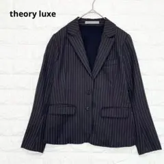 美品　セオリーリュクス ジャケット ピンストライプ ウール 日本製☆P1113