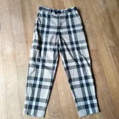 チェック柄　ズボン　パンツ　メンズ　美品