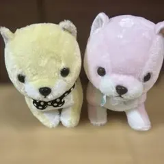 豆しば三兄弟 ぬいぐるみ2体セット