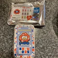 大阪万博　サンリオ ミャクミャク　シークレットスライド缶ラムネ　あひるのペックル