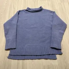 Bershka セーター　ニット　水色　ハイネック　S