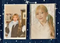 NiziUマユカ2点セット★フォトカB:ハピドロ＆ステッカー1種:会場くじ