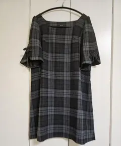 COMME CA ISM⭐チェック柄チュニック⭐Mサイズ
