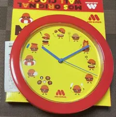 モスバーガー　オリジナル　ウォールクロック【最終プライス】