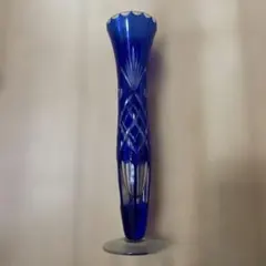 切子ガラス フラワーベース 花器 一輪挿し